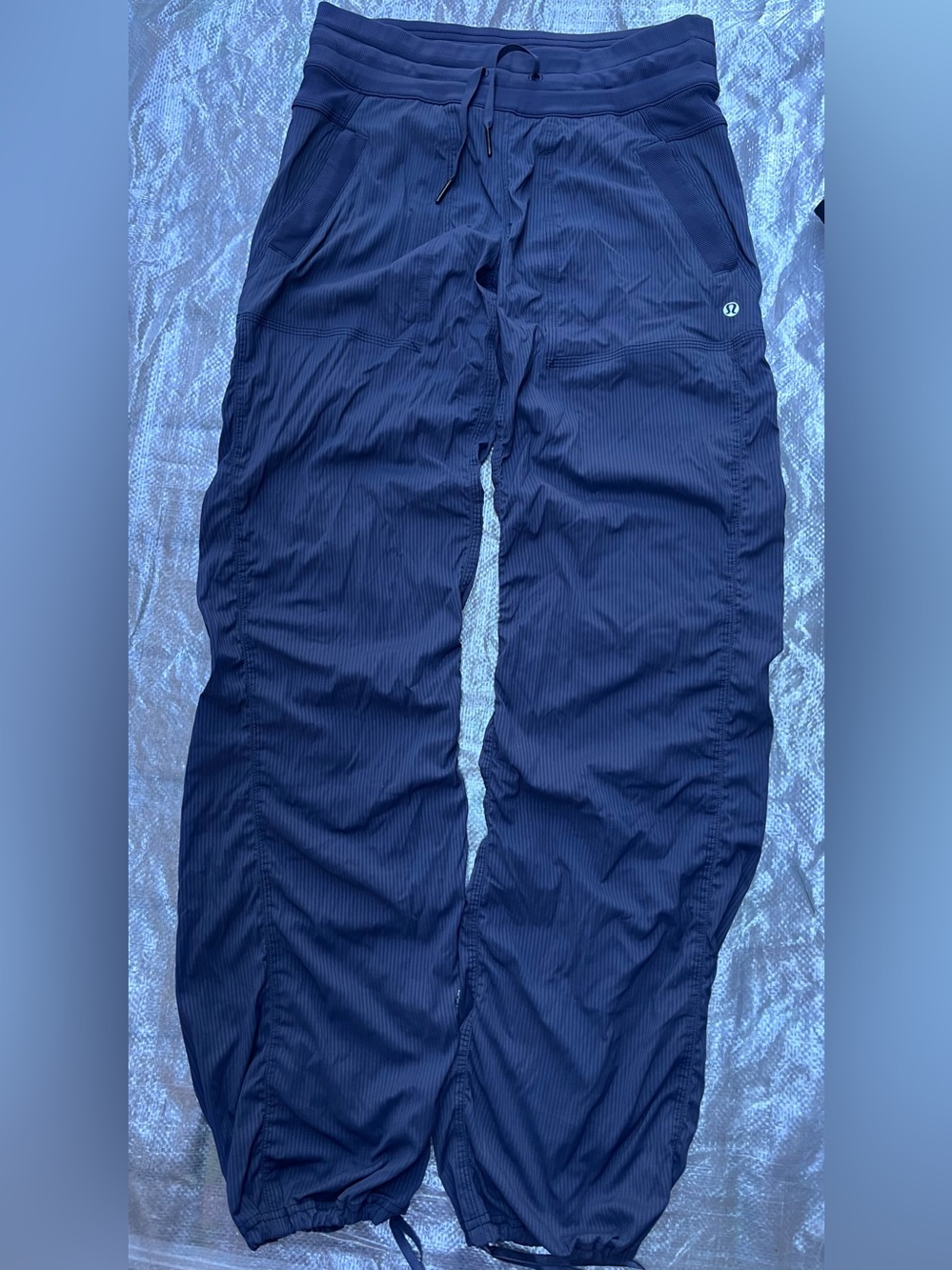 lululemon women’s dance studio pants sz 4 reg light blue